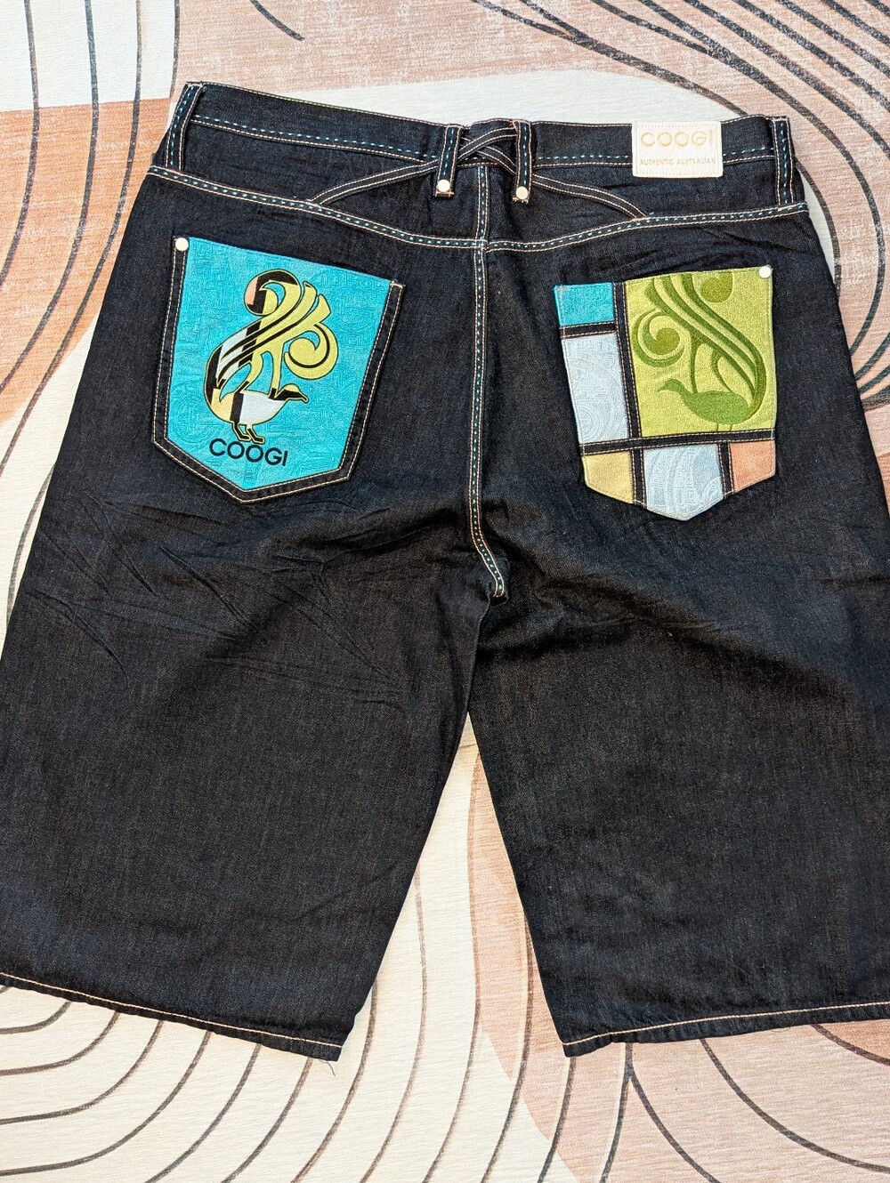 COOGI Dark Blue Denim Shorts Men's 44, NWT